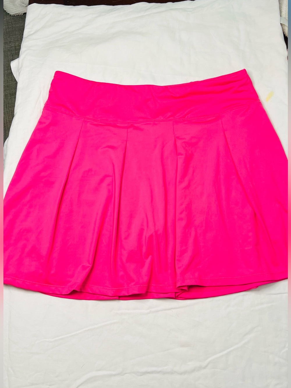 Bright Hot Pink Athletic Skort